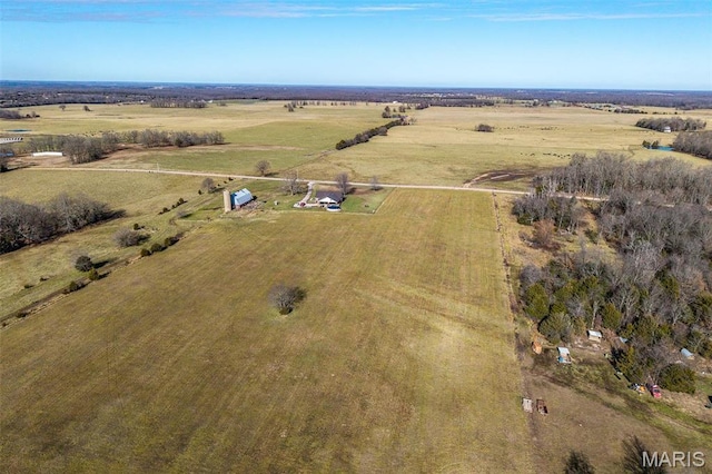 10530 Aspen Rd, Conway, MO 65632 - aerial view of property and surrounding area featuring rural landscape