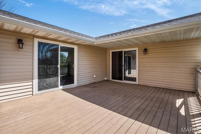 6639 Gladel Dr, Waterloo, IL 62298 - view of wooden terrace