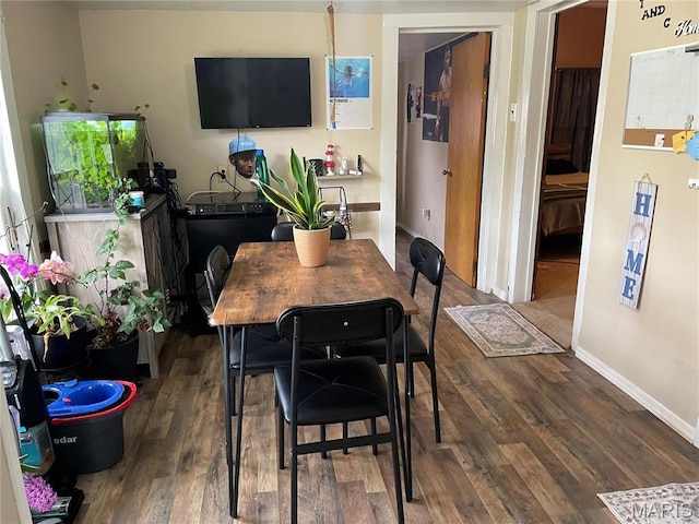 101 County Road 5170, Salem, MO 65560 - dining area featuring wood finished floors and baseboards