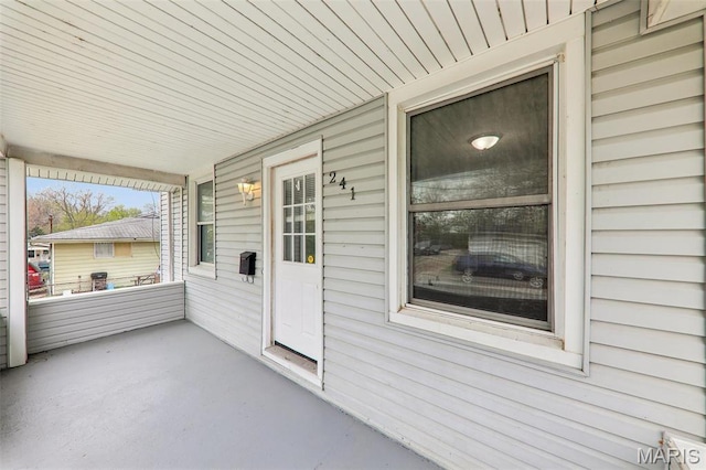 241 Dammert Ave, Saint Louis, MO 63125 - view of patio featuring a porch