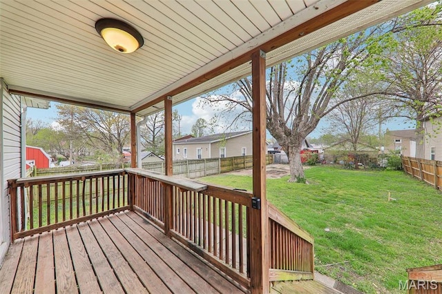 241 Dammert Ave, Saint Louis, MO 63125 - wooden deck with a residential view