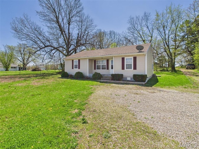 710 W Jefferson Ave, Conway, MO 65632 - ranch-style house featuring a front yard