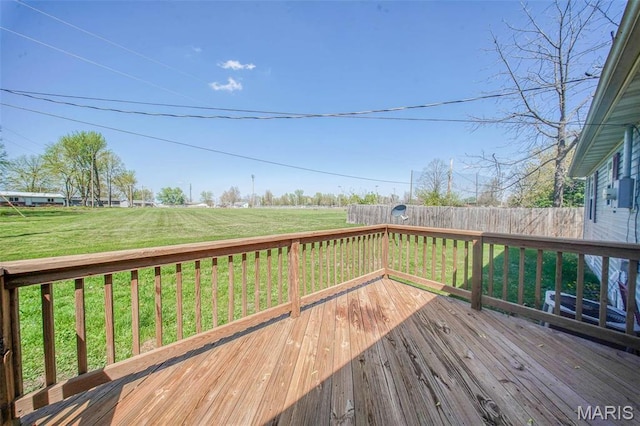 view of deck