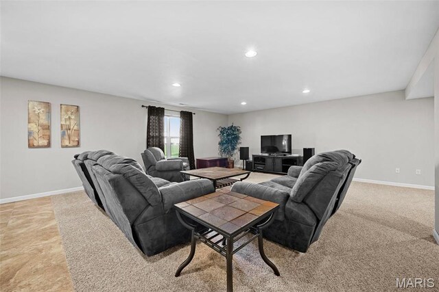 515 Country Chase Dr, Lake St Louis, MO 63367 - living area with recessed lighting and baseboards