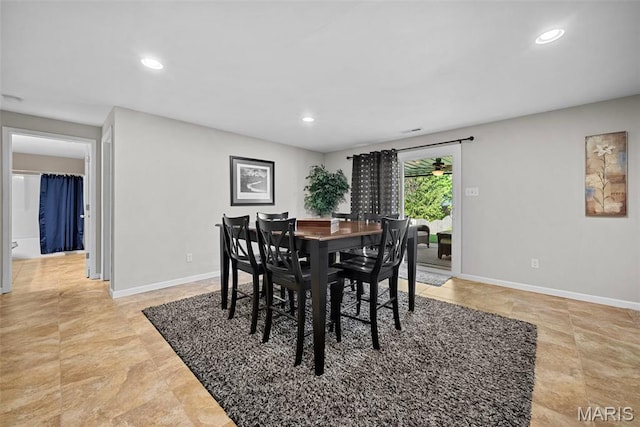 515 Country Chase Dr, Lake St Louis, MO 63367 - dining area featuring recessed lighting and baseboards