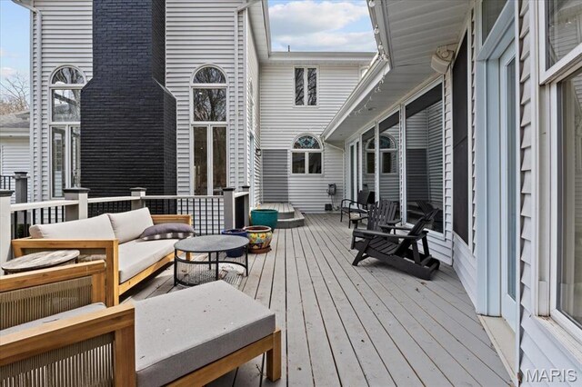 1909 Shepard Rd, Wildwood, MO 63038 - deck featuring outdoor lounge area