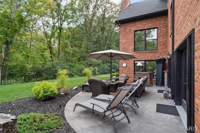 13552 Weston Park Dr, Saint Louis, MO 63131 - view of patio / terrace featuring outdoor lounge area