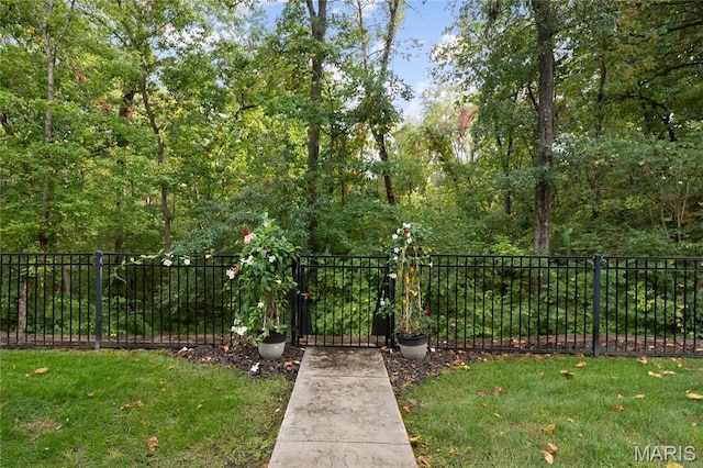 13552 Weston Park Dr, Saint Louis, MO 63131 - view of yard with a gate