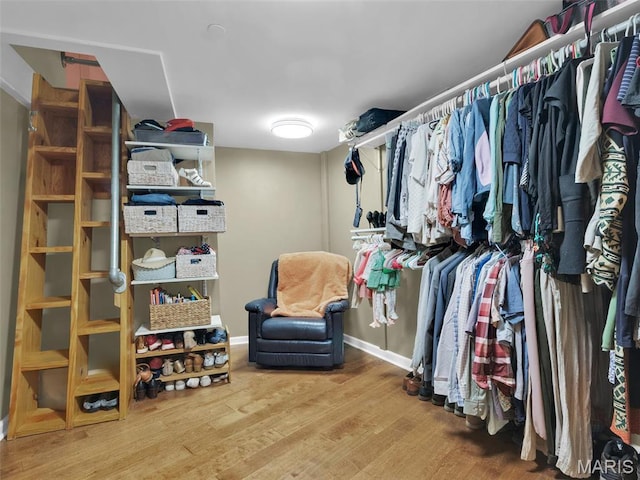 901 Washington Ave Unit 205, Saint Louis, MO 63101 - spacious closet featuring wood finished floors