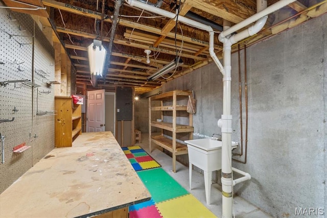 1136 Arbor Place Dr, Manchester, MO 63088 - view of unfinished basement