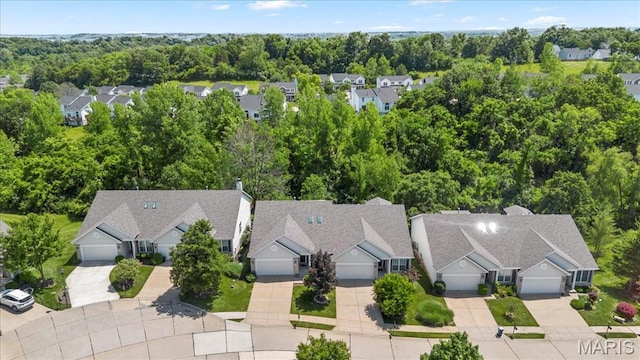 1136 Arbor Place Dr, Manchester, MO 63088 - aerial view of residential area