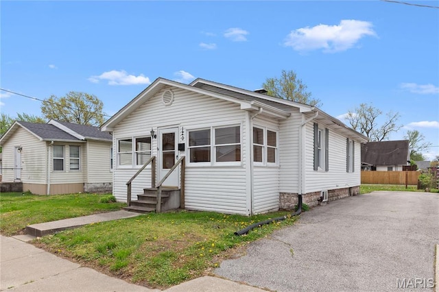 120 E 1st St, Hartford, IL 62048 - view of front of home with entry steps