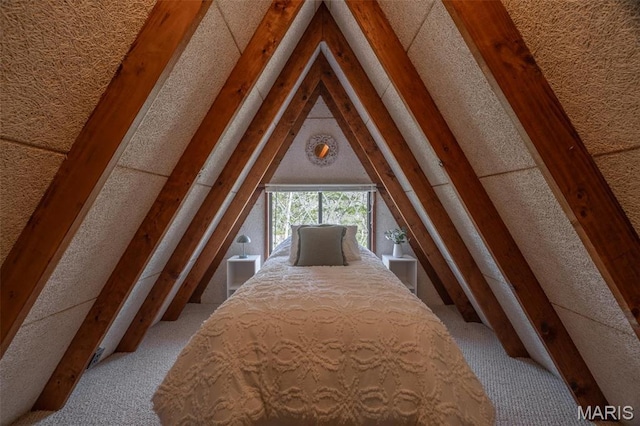 unfurnished bedroom with light carpet