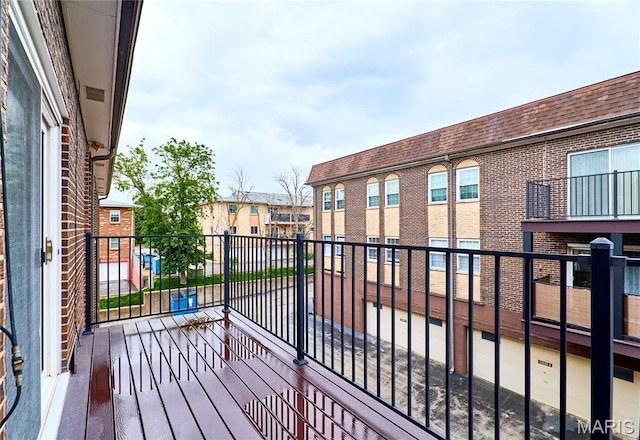 10359 Corbeil Dr Unit D, Saint Louis, MO 63146 - balcony with a residential view