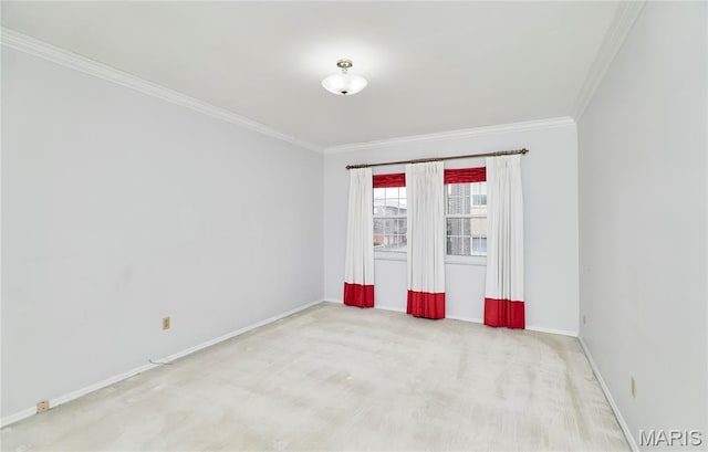 10359 Corbeil Dr Unit D, Saint Louis, MO 63146 - spare room featuring ornamental molding, baseboards, and carpet floors