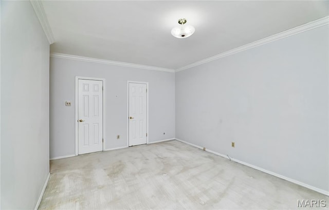 10359 Corbeil Dr Unit D, Saint Louis, MO 63146 - carpeted spare room featuring crown molding and baseboards