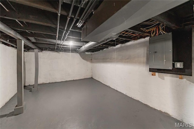 7122 Drury Ln, Saint Louis, MO 63143 - unfinished basement with electric panel