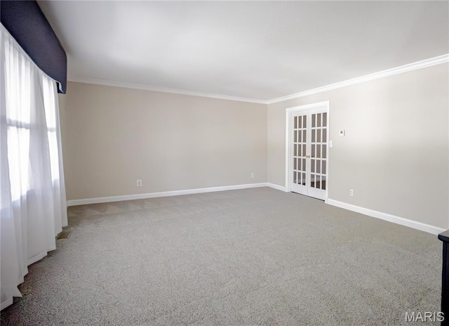 6 Mapleleaf Ln, Belleville, IL 62223 - carpeted empty room with crown molding and baseboards