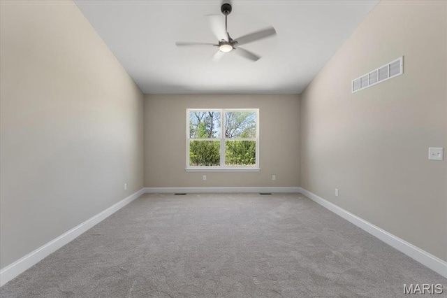 1423 Wild Ridge Estates Ct, Florissant, MO 63033 - unfurnished room with a ceiling fan, carpet, and baseboards