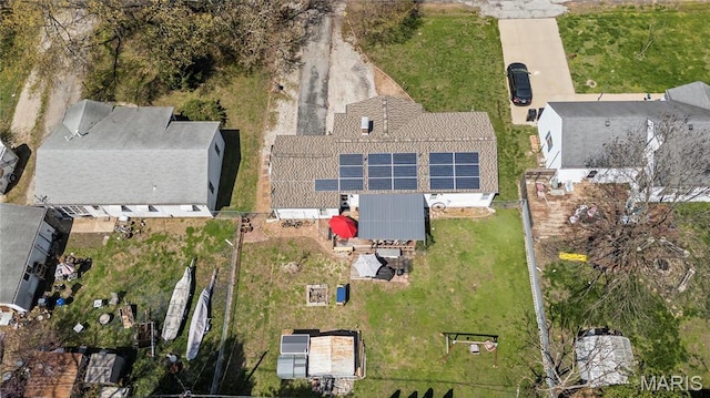 aerial view of property's location
