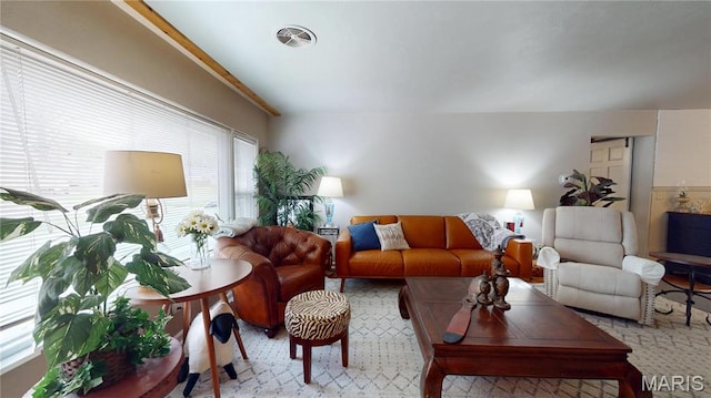 view of living area