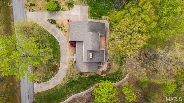 view of subject property