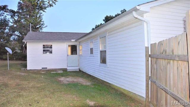 view of back of property