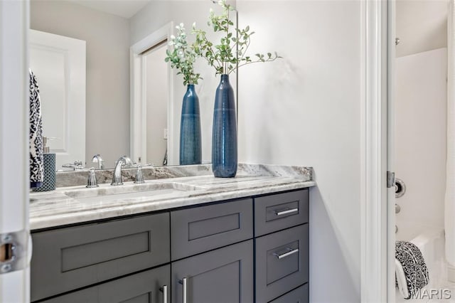 11910 Lillian Ave, Saint Louis, MO 63131 - bathroom with vanity and shower / washtub combination