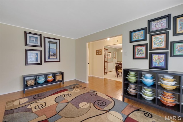 14710 Arbre Ln, Florissant, MO 63034 - interior space with wood finished floors and baseboards