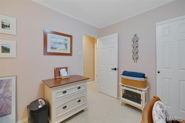 14710 Arbre Ln, Florissant, MO 63034 - bedroom with light carpet and baseboards