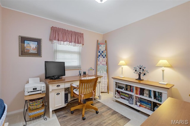 14710 Arbre Ln, Florissant, MO 63034 - office space with baseboards and ornamental molding
