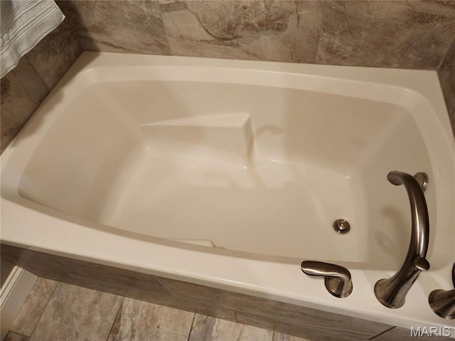 bathroom view of a bath