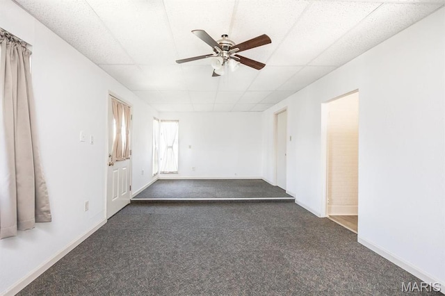 917 N Church St, Belleville, IL 62220 - empty room featuring carpet, a ceiling fan, and baseboards