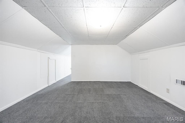 917 N Church St, Belleville, IL 62220 - additional living space featuring carpet floors, baseboards, and vaulted ceiling