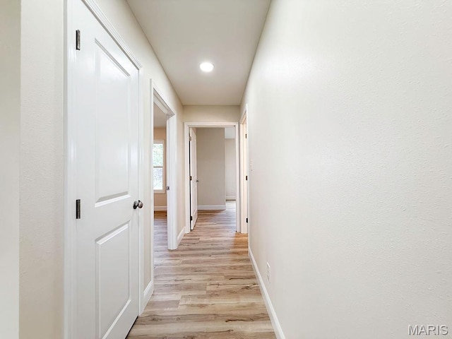 201 Ariel Ct, Desloge, MO 63601 - hallway featuring light wood-style floors and recessed lighting