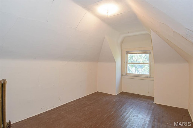 4207 Connecticut St, Saint Louis, MO 63116 - bonus room featuring dark wood finished floors and lofted ceiling
