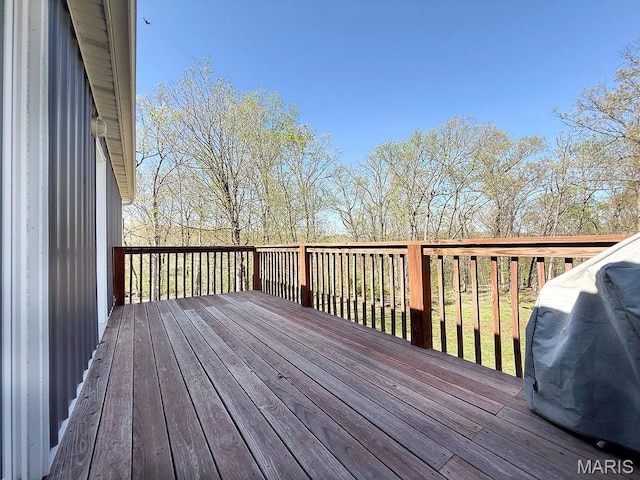 8325 Maple Ln, Dittmer, MO 63023 - view of deck