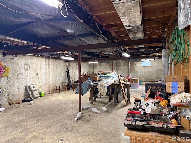 8325 Maple Ln, Dittmer, MO 63023 - view of unfinished below grade area