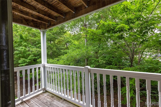 9744 Bexley Station Dr Unit F, Saint Louis, MO 63123 - view of wooden deck