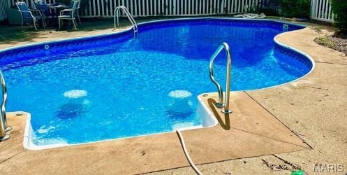 433 Snipes Dr, Saint Charles, MO 63303 - view of pool featuring a fenced backyard and a patio