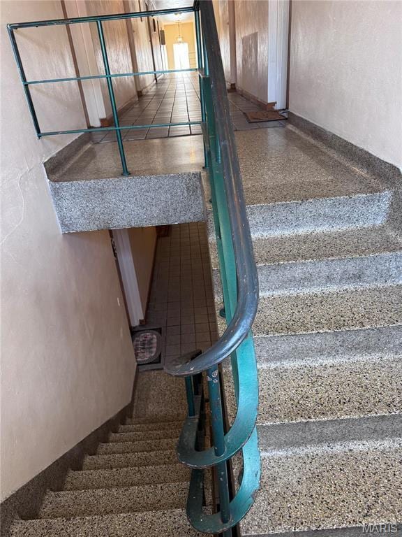 view of stairs