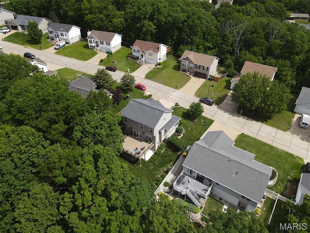 2122 Birchwood Dr, Barnhart, MO 63012 - aerial view of property and surrounding area featuring nearby suburban area