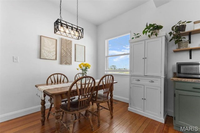 2708 Old State Route 3, Columbia, IL 62236 - dining room featuring baseboards and hardwood / wood-style flooring