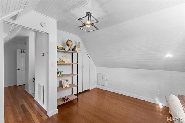 2708 Old State Route 3, Columbia, IL 62236 - additional living space featuring lofted ceiling and wood finished floors