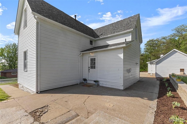 2708 Old State Route 3, Columbia, IL 62236 - back of house with a patio area and roof with shingles