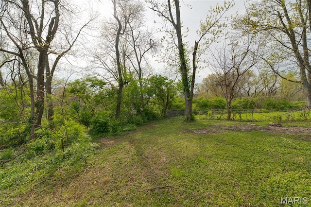 811 Marvin Ave, Saint Louis, MO 63135 - view of yard with fence
