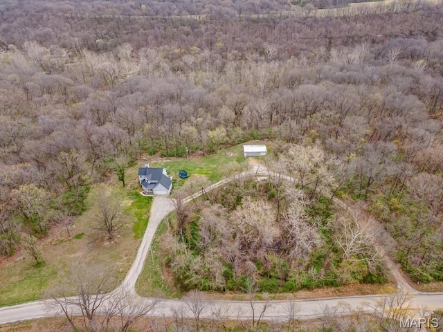7506 D Rd, Waterloo, IL 62298 - view of property location featuring a heavily wooded area
