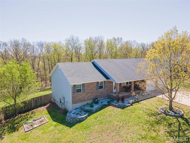 19580 Lyle Ln, Waynesville, MO 65583 - rear view of property with brick siding