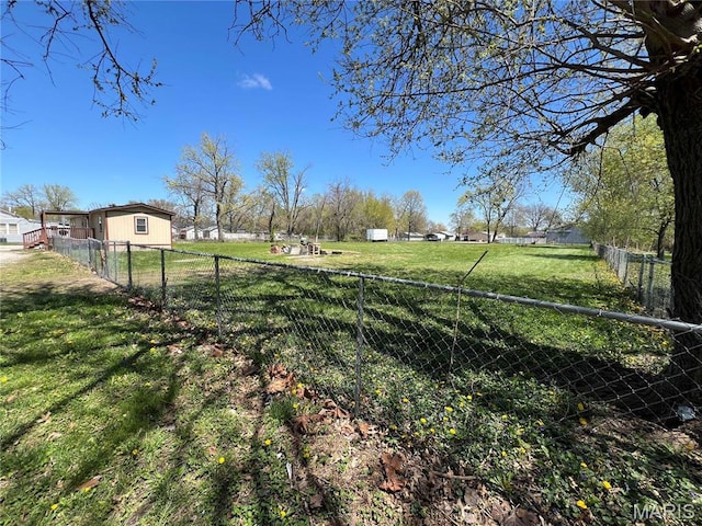 4118 Division St, Granite City, IL 62040 - view of yard with a view of countryside