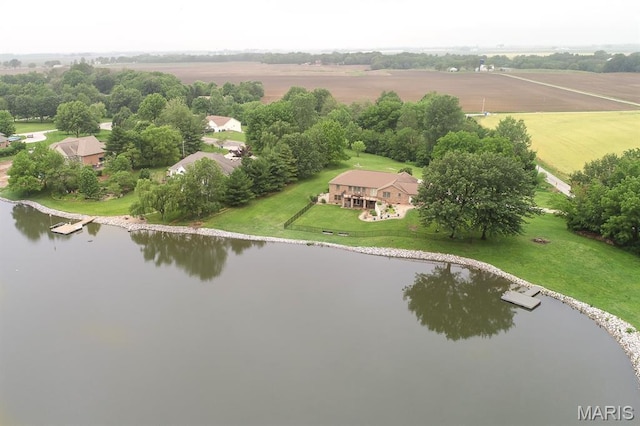 92 Rinderer Rd, Trenton, IL 62293 - aerial view of sparsely populated area with a nearby body of water